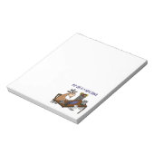 デスクおもしろいでヤギのヤギRodeoジョブユーモア ノートパッド (回転)