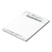 デスクからエレガントテンプレートフェイク白大理石 ノートパッド (回転)