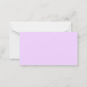 デスクからシンプルNotecardエレガント ノートカード (裏面)