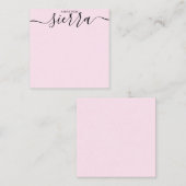 デスクからシンプルNotecardエレガント ノートカード (正面/裏面)