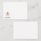 デスクから – フラットノートカード – 先生用 ノートカード (正面/裏面)