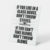 デスクやる気を起こさせるサイン 台座サイン (正面)