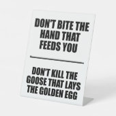 デスクやる気を起こさせるサイン 台座サイン (正面)