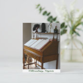 デスクア書ットコロニアルウィリアムズバーグ ポストカード (スタンド正面)