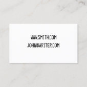 デスクトップの名刺 名刺 (裏面)