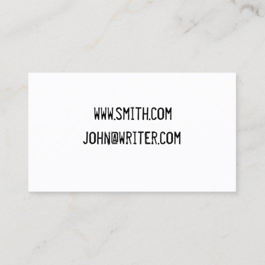 デスクトップの名刺 名刺 (裏面)