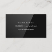 デスクトップの美容師ツール 名刺 (裏面)