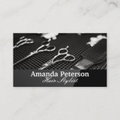 デスクトップの美容師ツール 名刺 (正面)