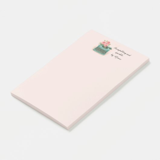 デスクトップノートヴィンテージタイプライターポストイットノート ポストイット (アングル)