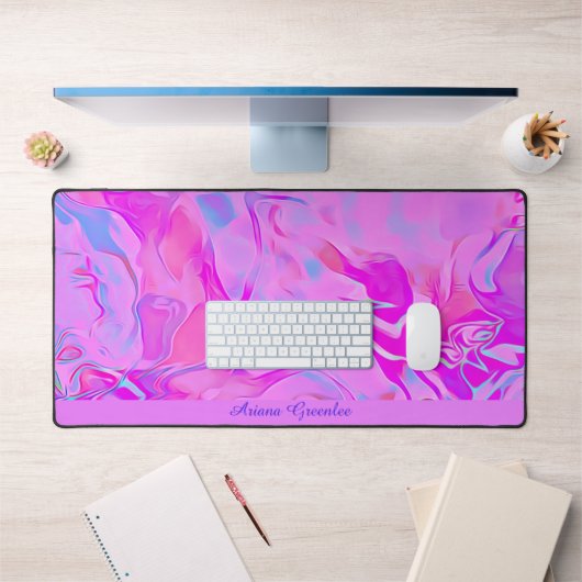 デスクトップパーソナライズされた用かわいいピンク デスクマット (オフィス1)