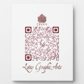 デスクトップ用LGA QRcode フォトプラーク (正面)