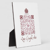 デスクトップ用LGA QRcode フォトプラーク (側面)