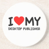 デスクトップ発行者が大好き コースター (正面)