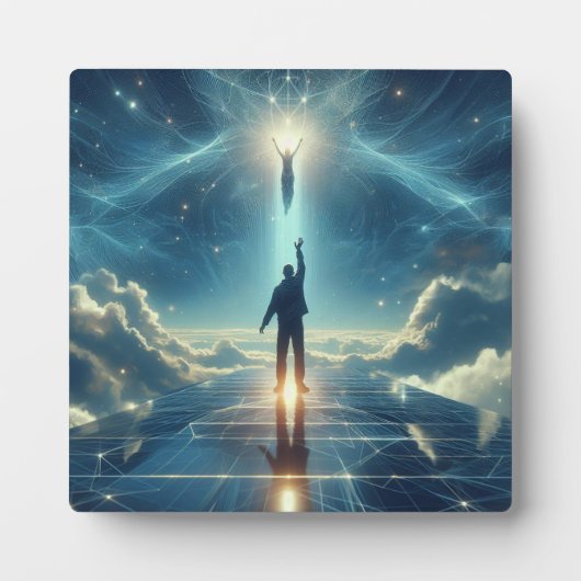 デスクトップ・プラークの「Elevated Spirits」 フォトプラーク (正面)