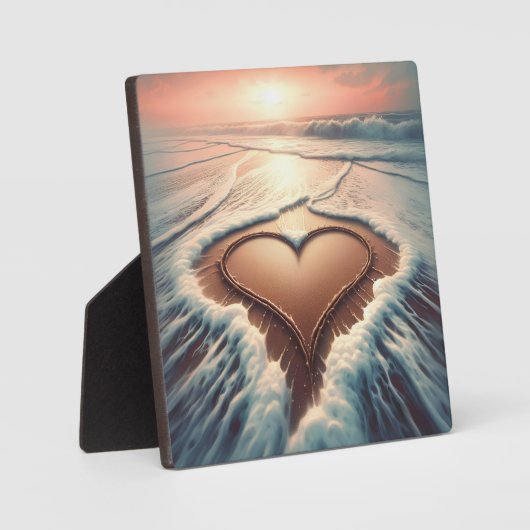 デスクトップ・プラーク「優雅な愛」 フォトプラーク (正面)