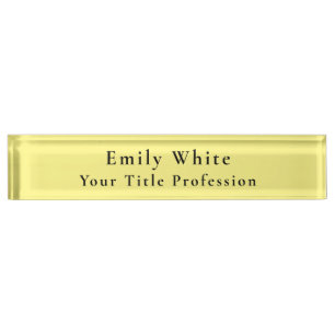  デスクネームプレート