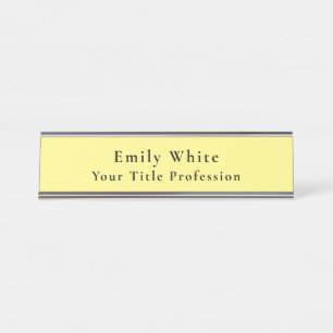  デスクネームプレート