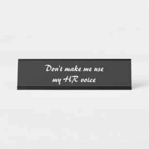  デスクネームプレート