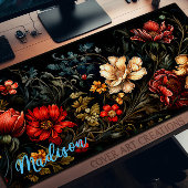 デスクパッド、暗闇の中の野草パーソナライズされた。 デスクマット