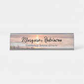 デスクパーソナライズされたネームプレート デスクネームプレート (正面)