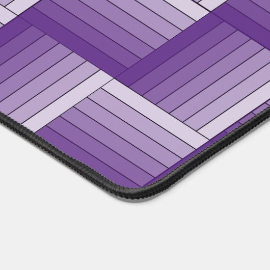 デスクマッグラデーショントストライプ – お好みのカラーのオプション デスクマット (コーナー)