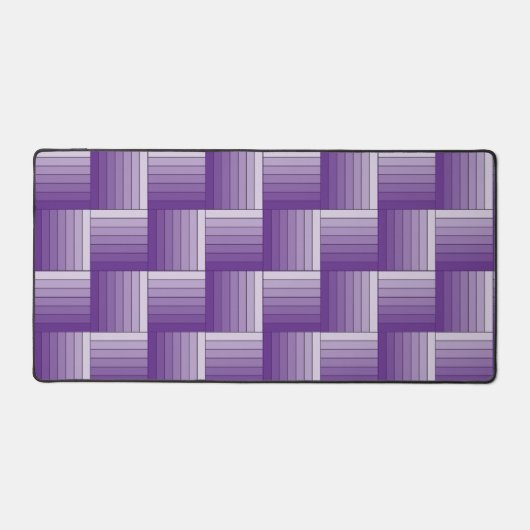 デスクマッグラデーショントストライプ – お好みのカラーのオプション デスクマット (正面)