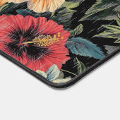 デスクマットとハイビスカスフローラデザイン デスクマット (コーナー)