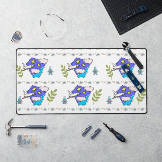 デスクマットエイリアン宇宙 デスクマット (ワークステーション)