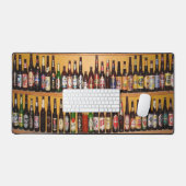 デスクマットビールボトル デスクマット (キーボード&マウス)