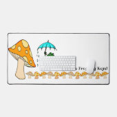 デスクマットフロッグキノコ自然 デスクマット (キーボード&マウス)