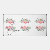 デスクマットフローラピンクパステル デスクマット (正面)