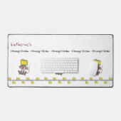 デスクマットマウスネズミチーズ デスクマット (キーボード&マウス)