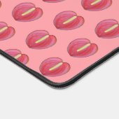 デスクマット上の赤Anthurium花のシームレスなパターン デスクマット (コーナー)