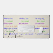 デスクマット前向き注記 デスクマット (キーボード&マウス)