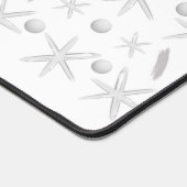 デスクマット抽象芸術スターズグレー デスクマット (コーナー)