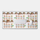 デスクマット違う顔 デスクマット (キーボード&マウス)