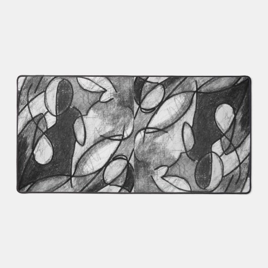 デスクマット「ブルーの欠如」アートワーク デスクマット (正面)