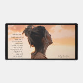 デスクマパーソナライズされたット – カスタムオフィスアクセサリ デスクマット (正面)