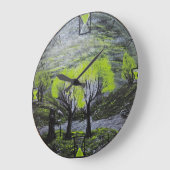 デスクロックの谷 ラージ壁時計 (傾斜)