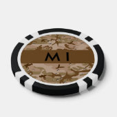 デスクロック 名前入り オーダーメイド ポーカーチップ (シングル)