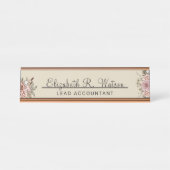 デスク名プレート新しいパーソナライズされた求人贈り物 デスクネームプレート (正面)