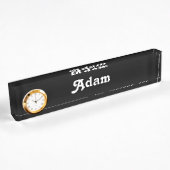 デスク名プレートAdam デスクネームプレート