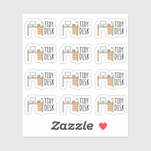 デスク整理勉強机掃除リマインダープランナー シール (シート)
