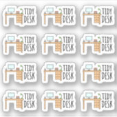 デスク整理勉強机掃除リマインダープランナー シール (正面)