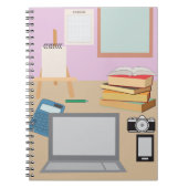 デスク01 ノートブック (正面)