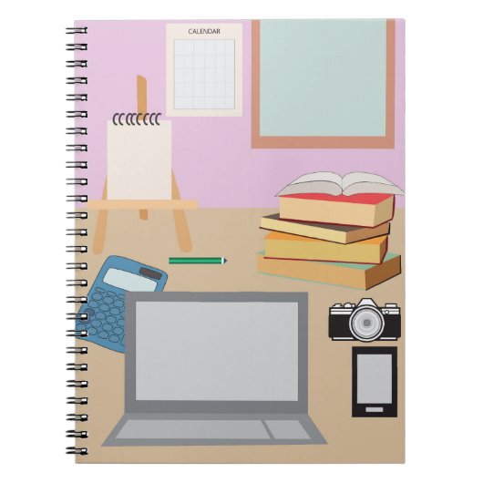 デスク01 ノートブック (正面)