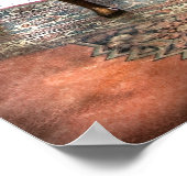 デスク – 勉強 ポスター (角)