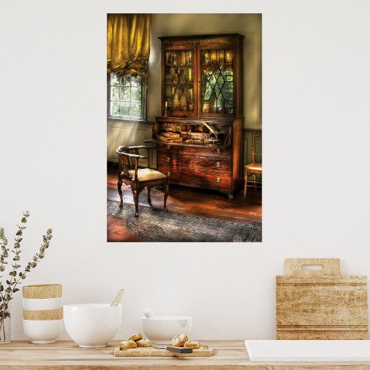 デスク – 勉強 ポスター (キッチン)