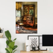 デスク – 勉強 ポスター (ホームオフィス)