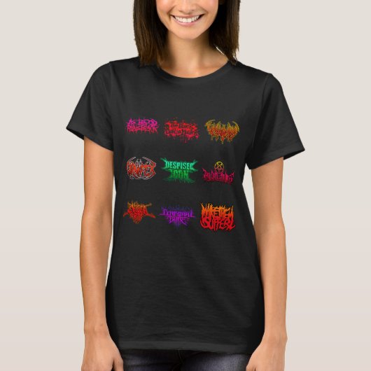 デスコアバンド Tシャツ (正面)